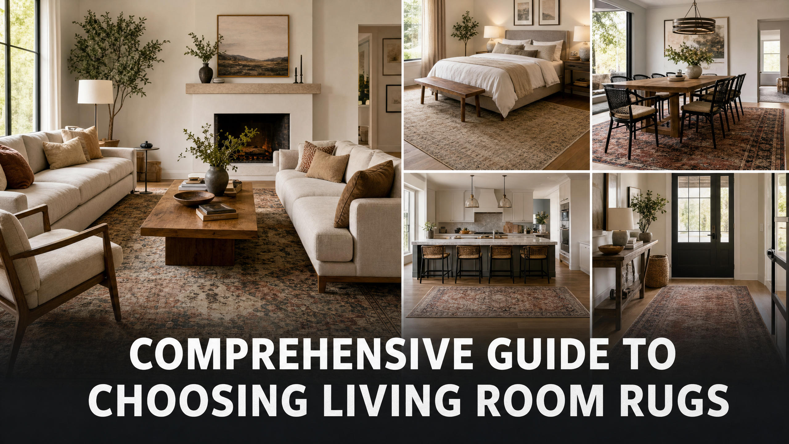 Comprehensive guide to choosing the living room Rugs