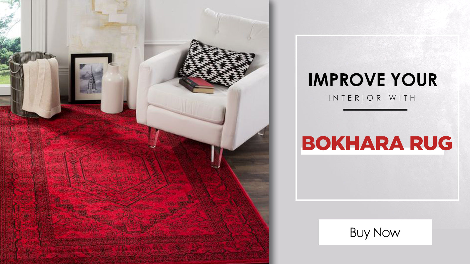 Improve your Interior with Bokhara Rug 8x10 RugKnots
