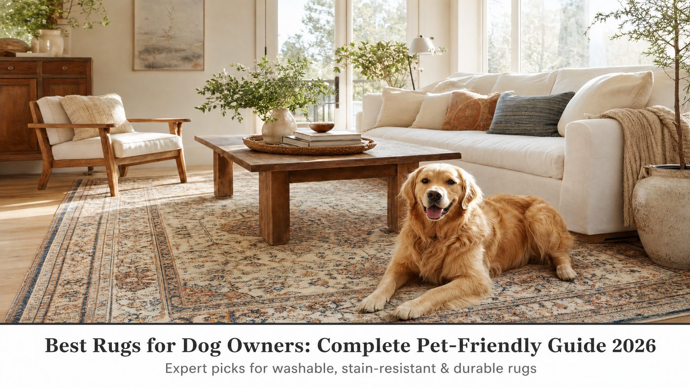 Best rugs for dog owners 2026 - pet friendly washable durable