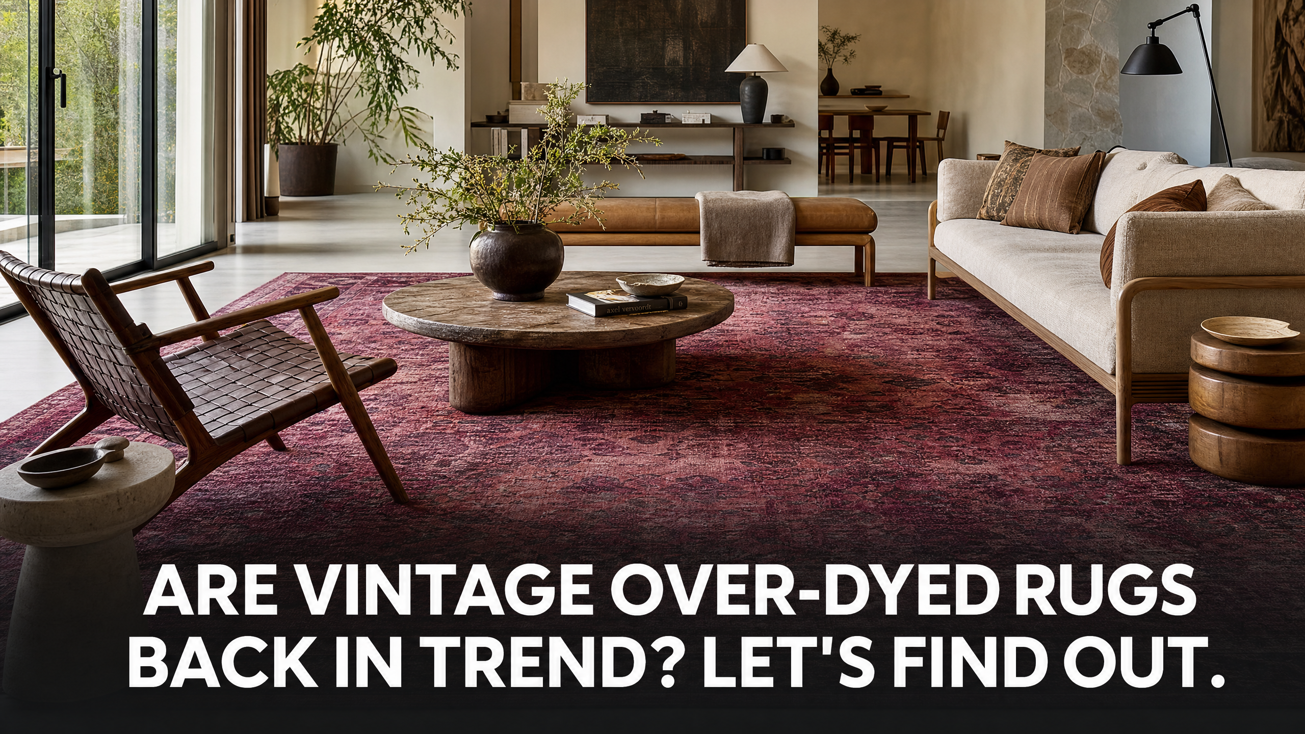 Are Vintage Over-dyed Rugs Back in the Trend? Let’s find out