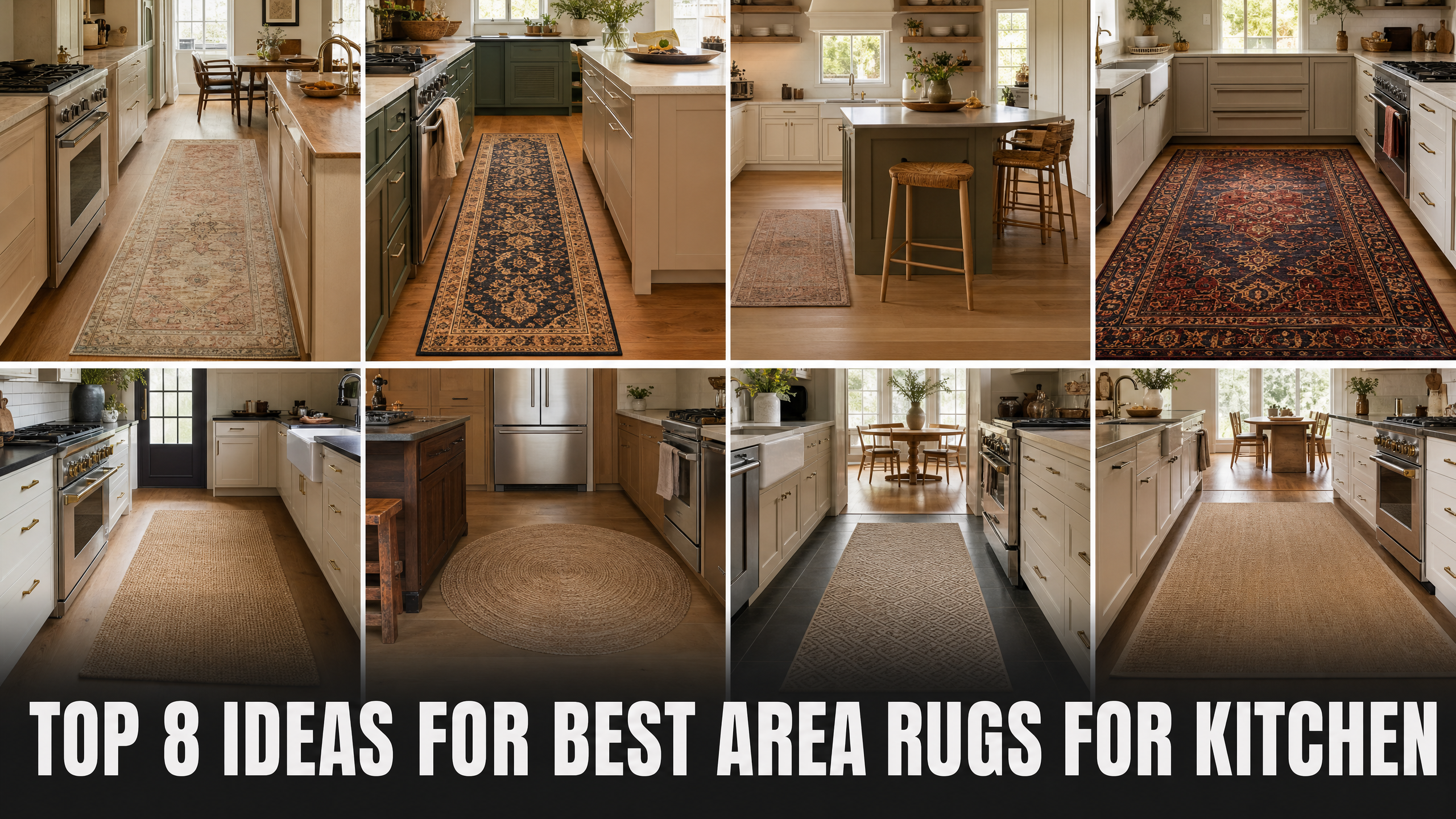 Top 8 Ideas For Best Area Rugs For Kitchen