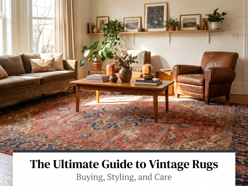 The Ultimate Guide to Vintage Rugs: Buying, Styling, and Care