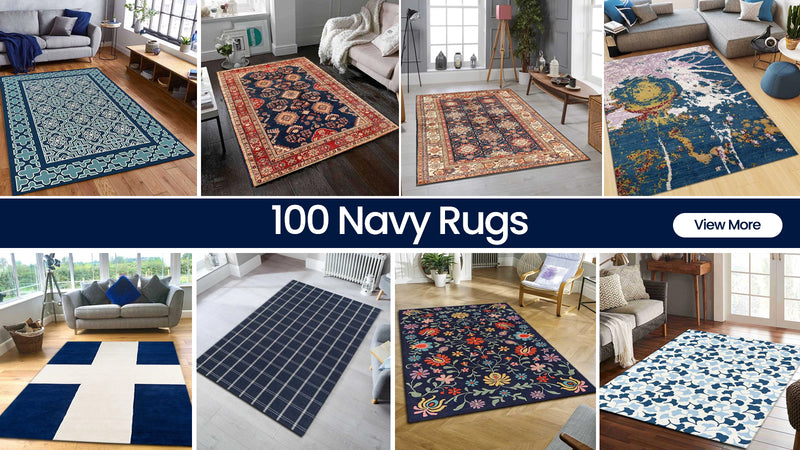 navy rugs