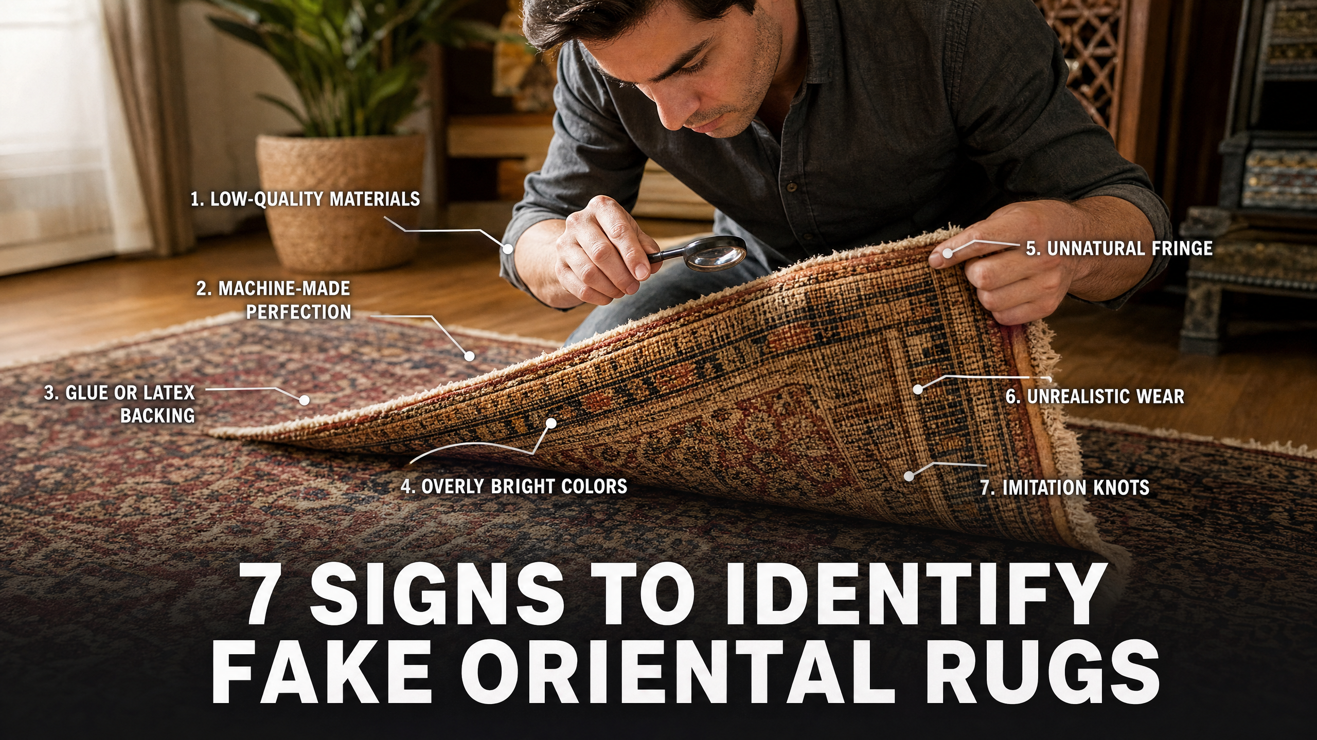 7 Signs To Identify Fake Oriental Rugs