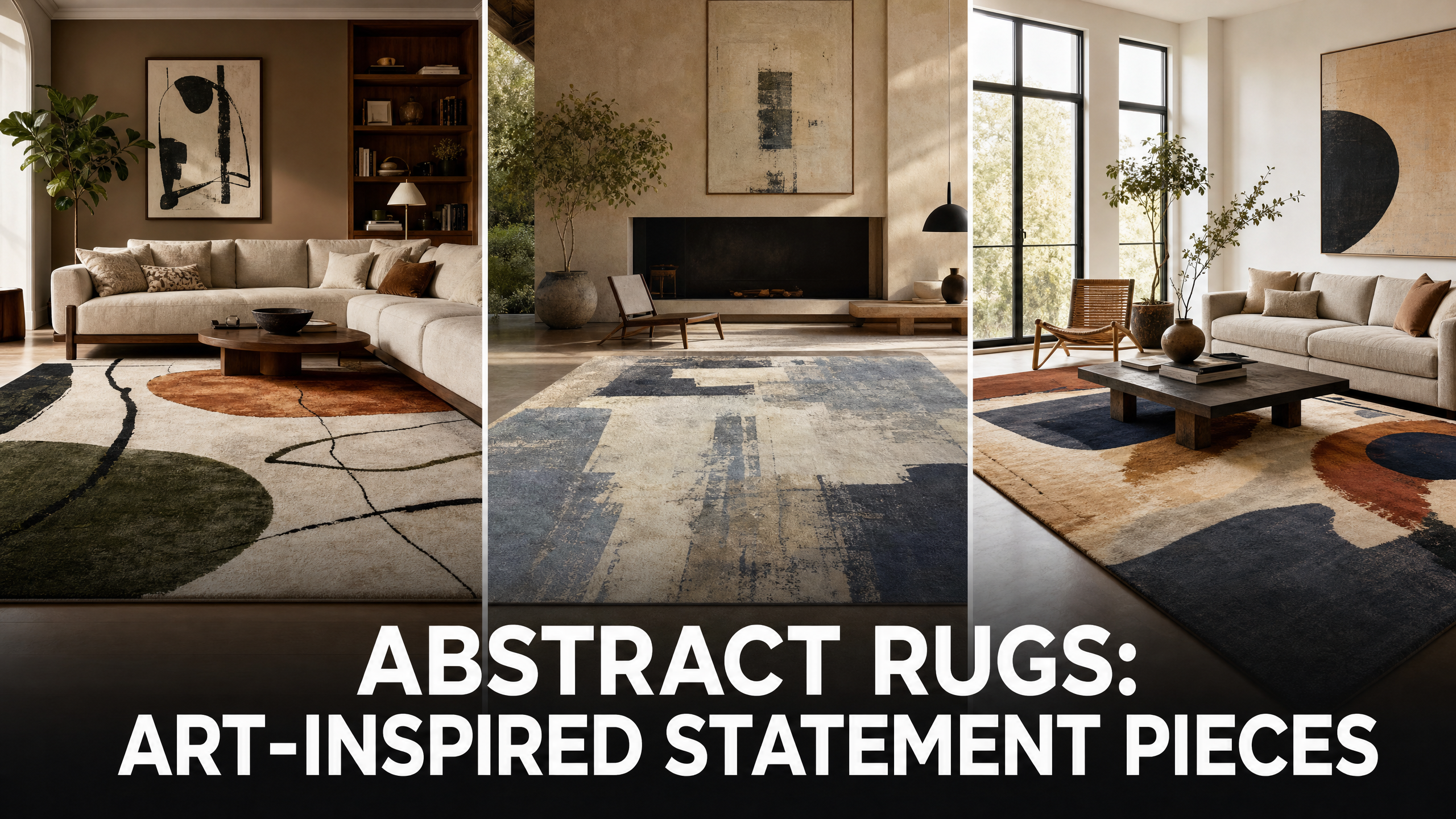 Abstract Rugs: The Art-Inspired Statement Pieces Your Space Needs