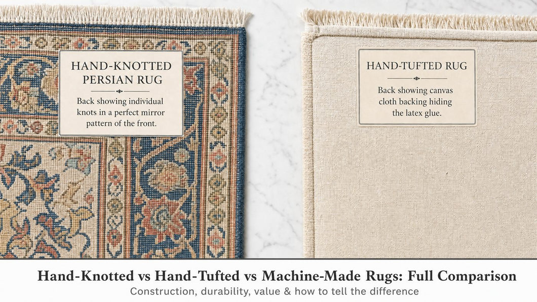 Hand-Knotted vs Hand-Tufted vs Machine-Made Rugs: The Real Difference ...