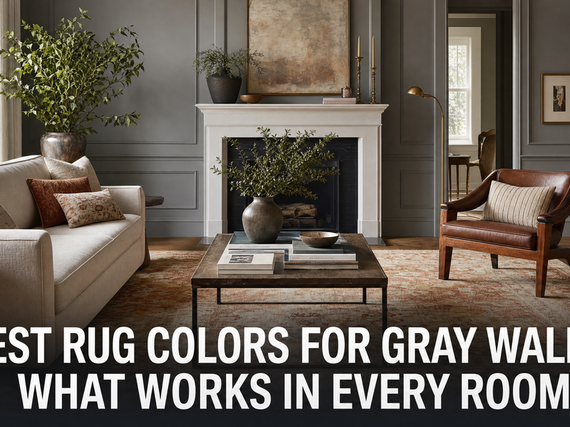 Best Rug Colors for Gray Walls: What Works in Every Room