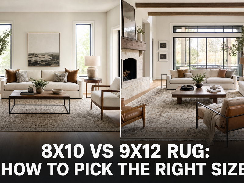 8x10 vs 9x12 Rug: How to Pick the Right Size for Your Room