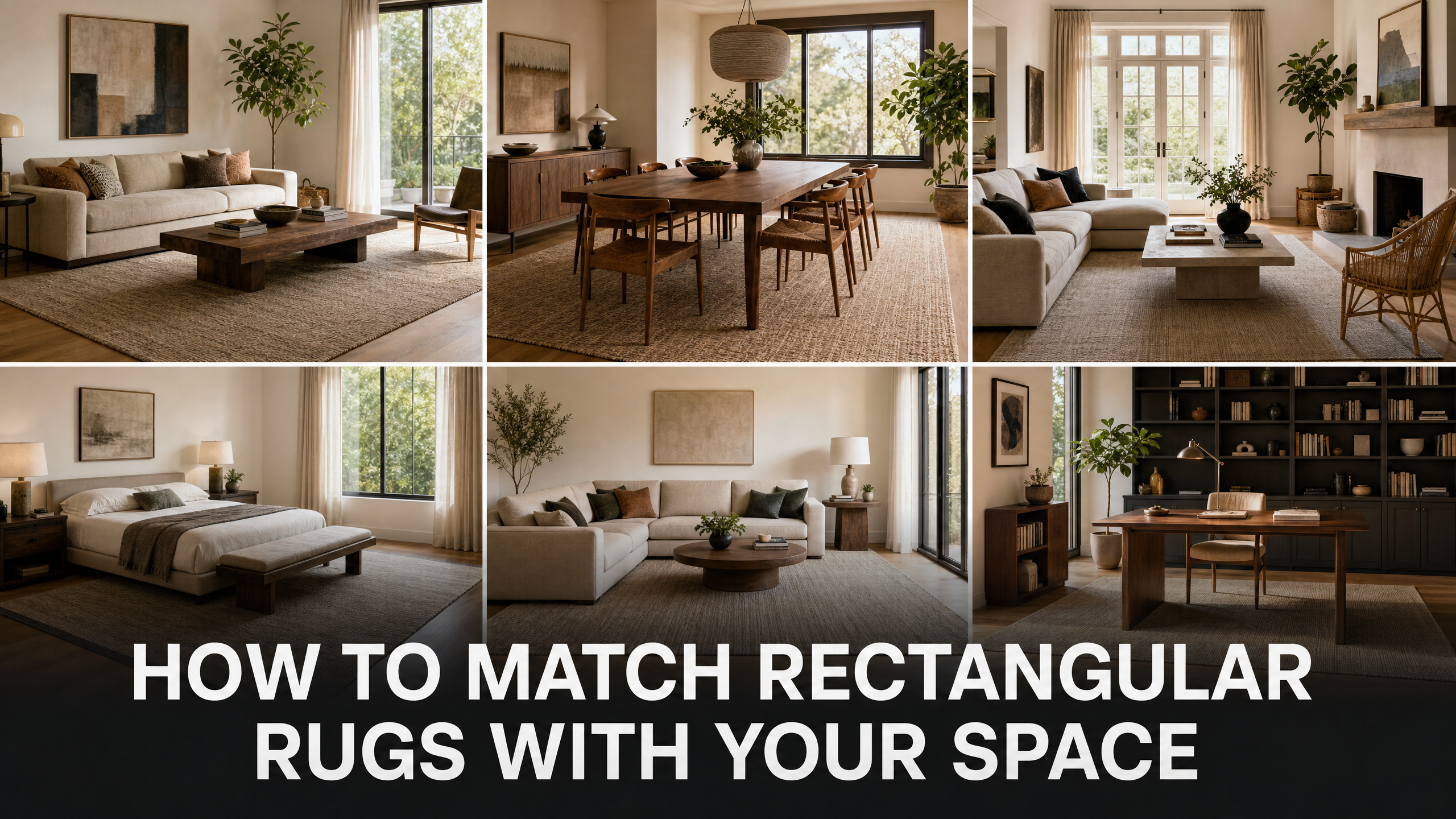 How to Match Rectangular Rugs with Your Space
