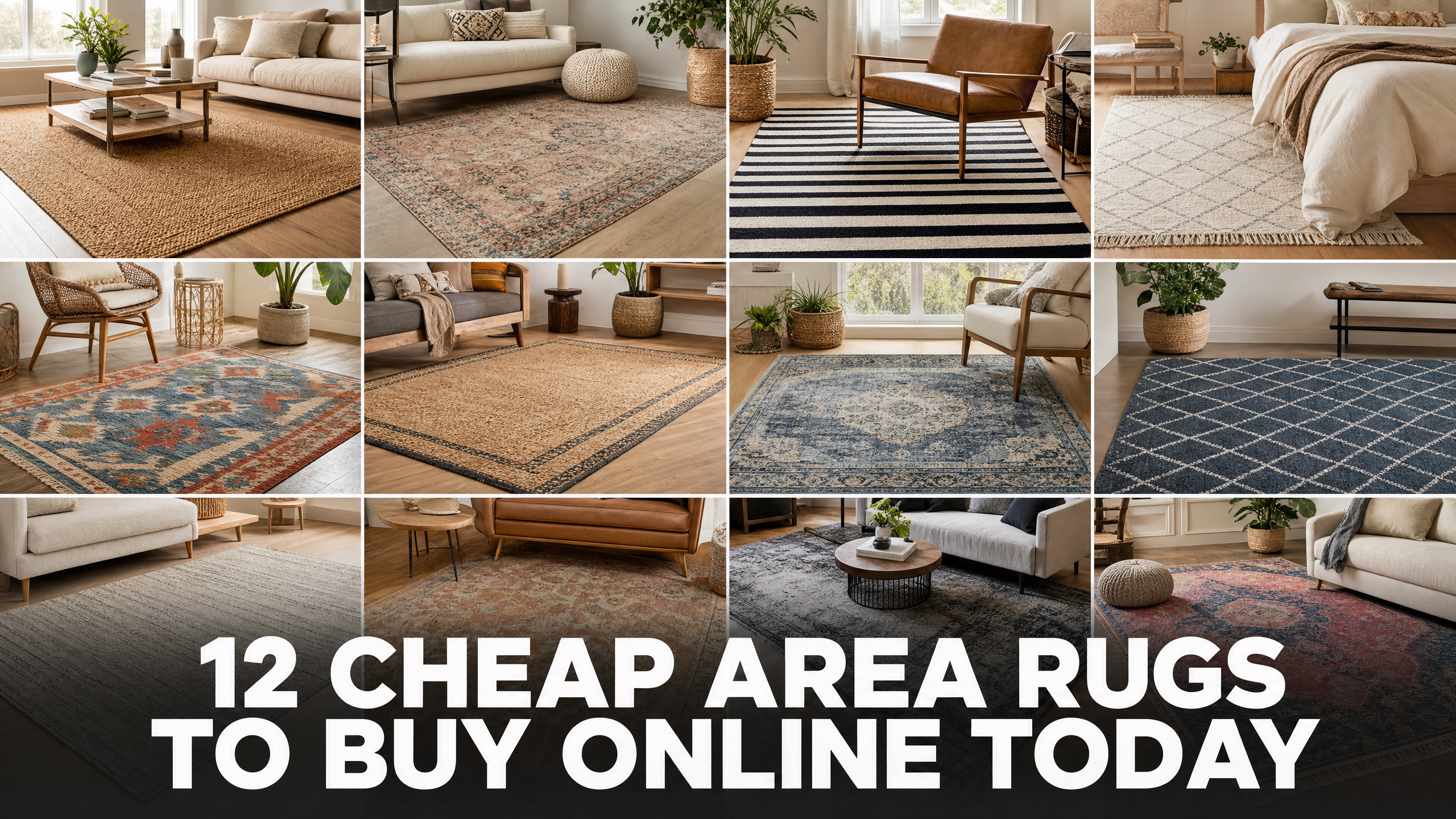 12 Cheap Area Rugs to Buy Online Today