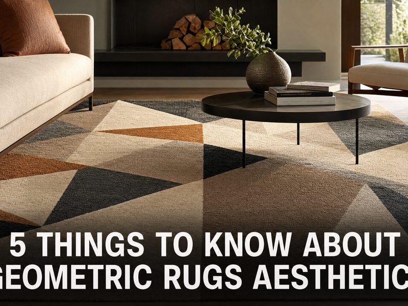 5 Things to Know About Geometric Rugs Aesthetics