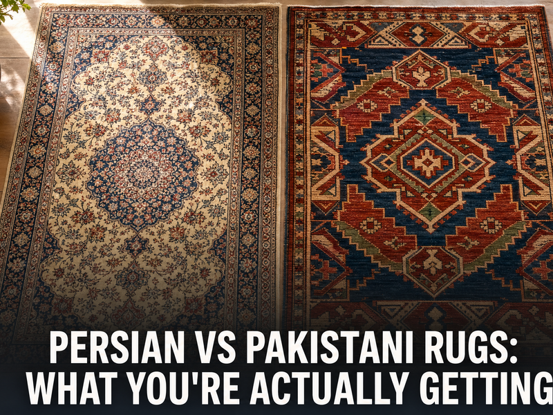Persian vs Pakistani Rugs: What You're Actually Getting