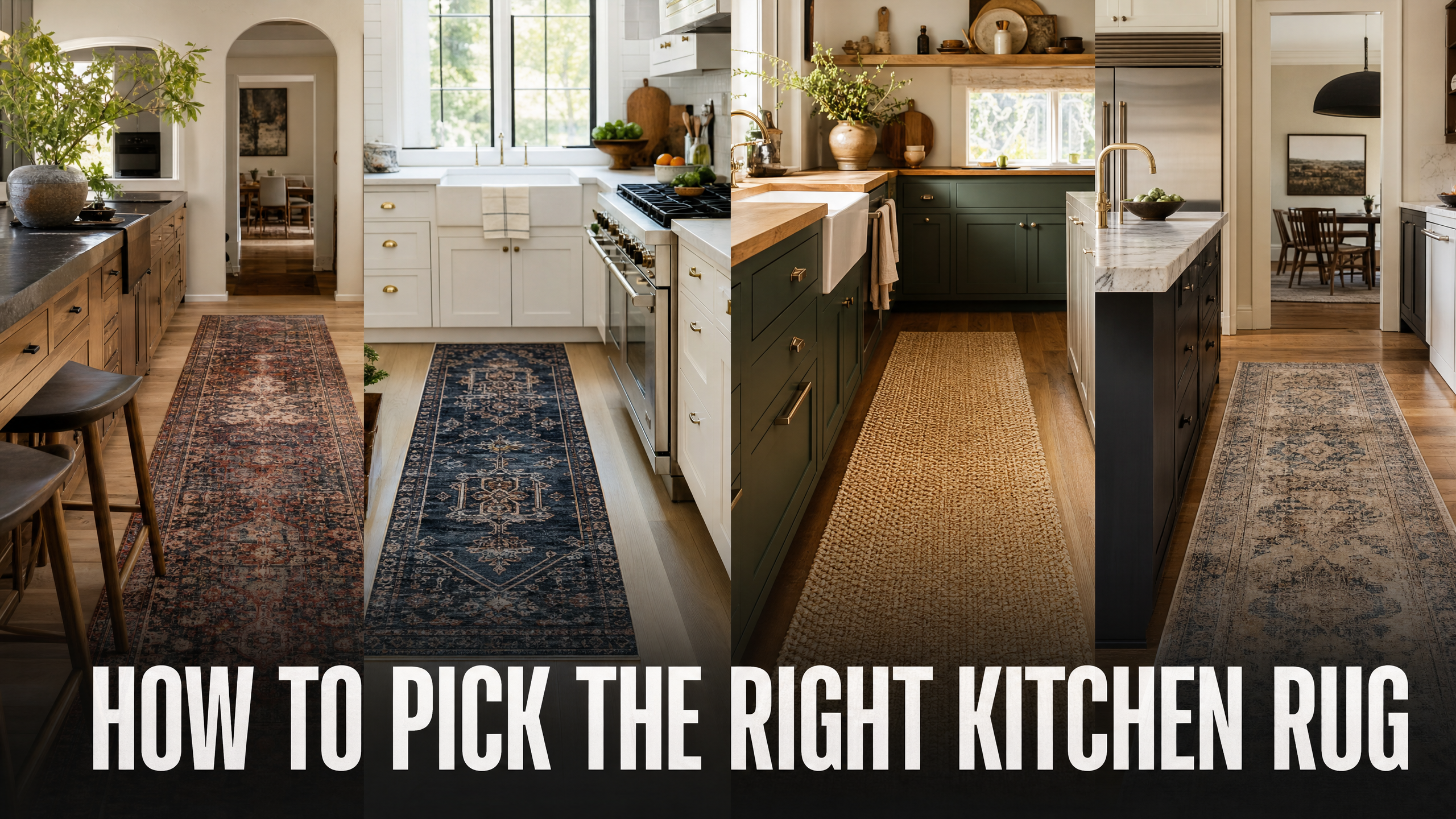 How to Pick the Right Kitchen Rug