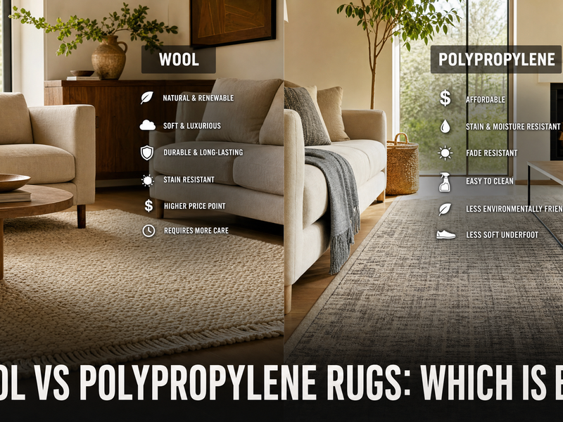 Wool vs Polypropylene Rugs: Pros, Cons, and Which Is Best for Your Home?