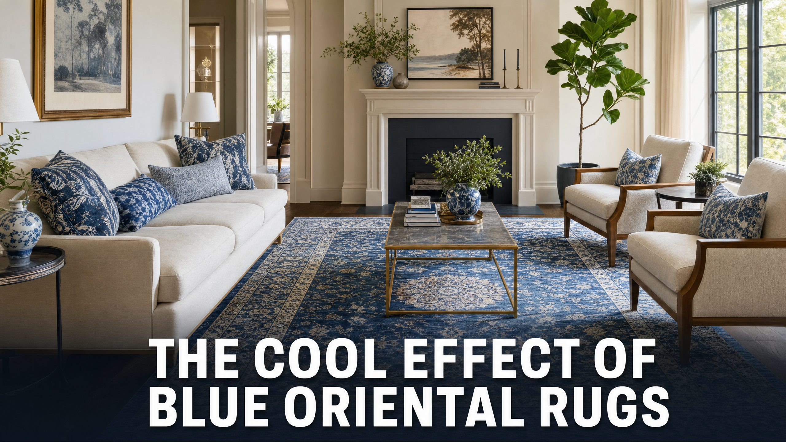 The Cool Effect of Blue Oriental Rugs
