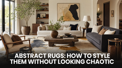 Abstract Rugs: How to Style Them Without the Room Looking Chaotic