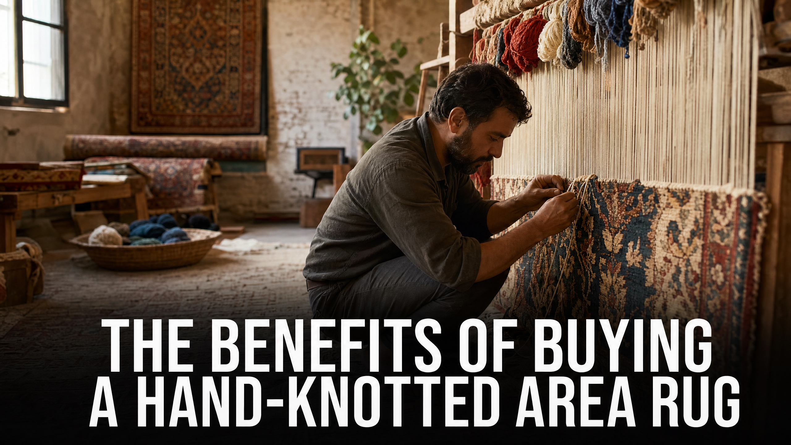 The Benefits of Buying a Hand Knotted Area Rug