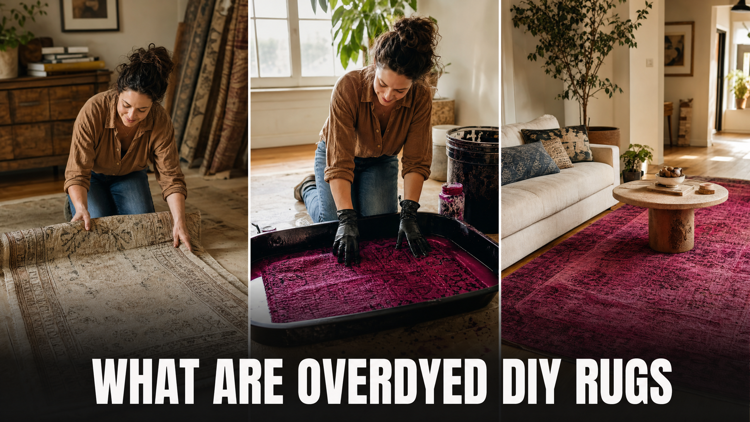 Know What are Overdyed DIY Rugs