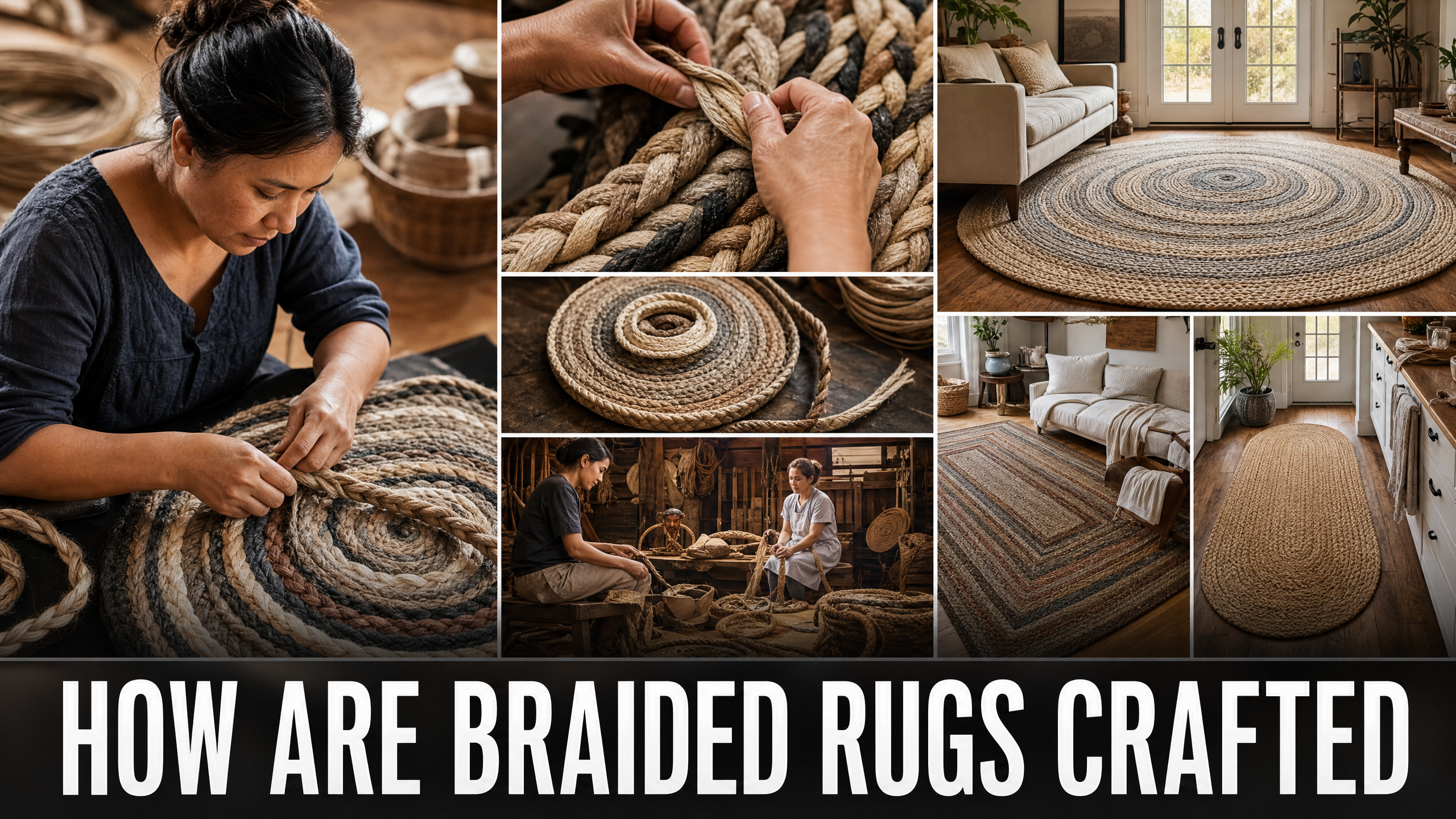 How Are Braided Rugs Crafted?