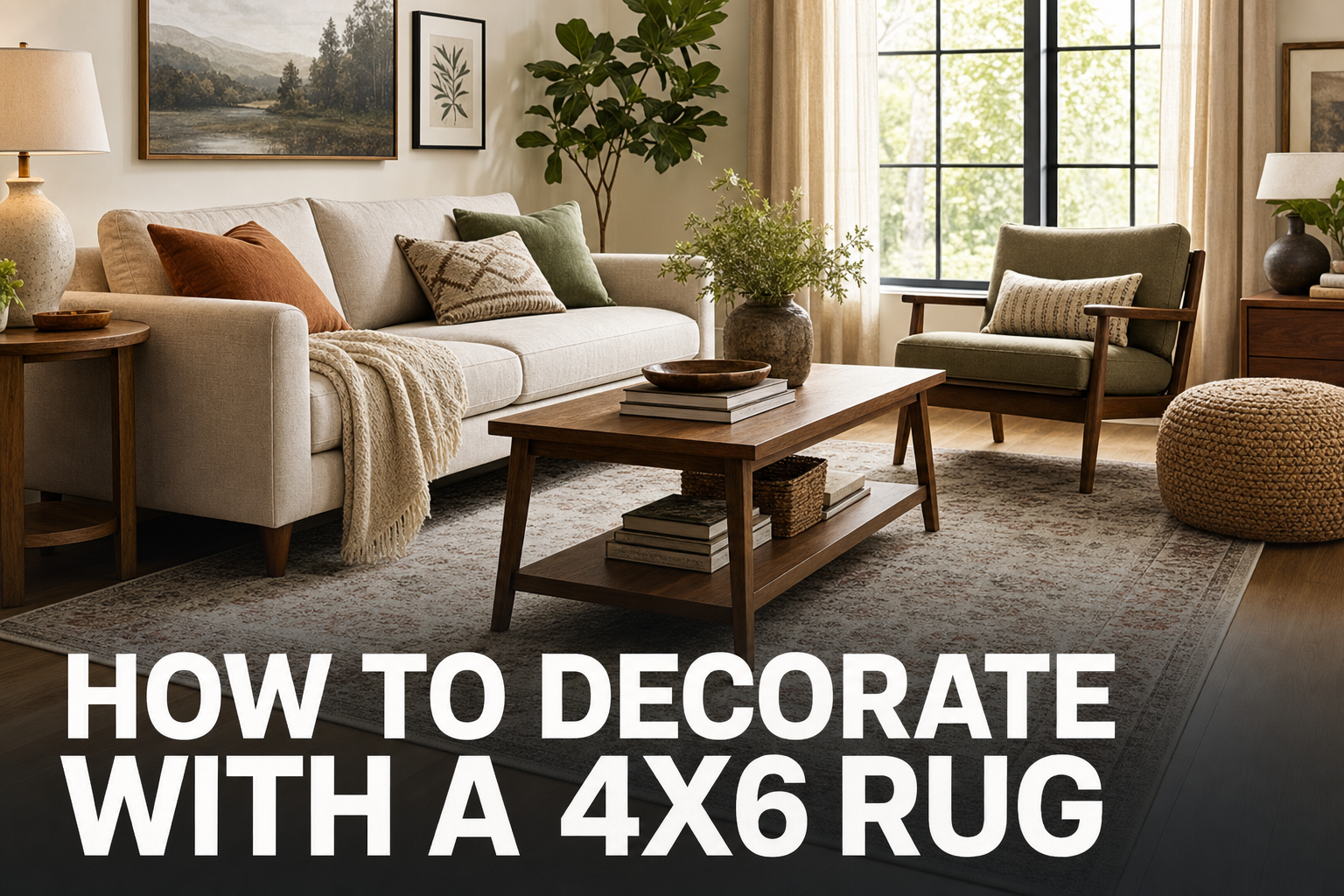How to Decorate With a 4x6 Rug: Room-by-Room Placement Guide