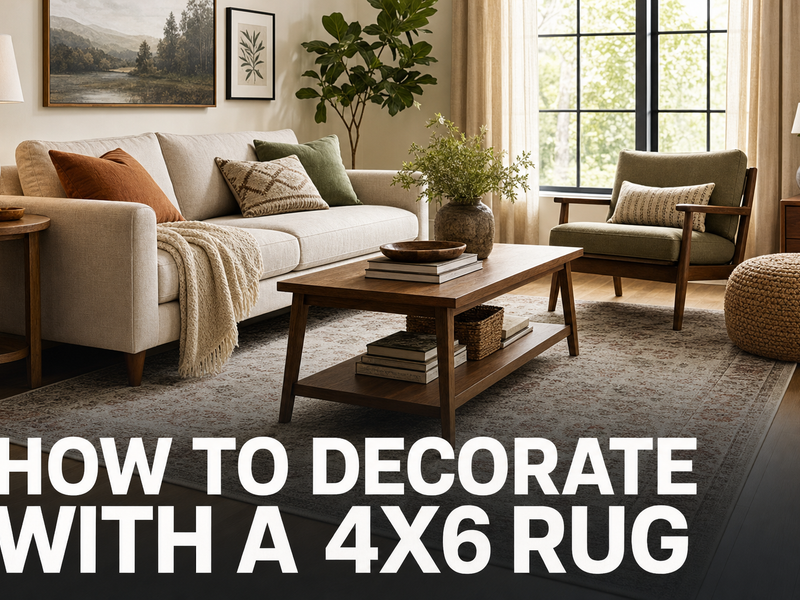 How to Decorate With a 4x6 Rug: Room-by-Room Placement Guide