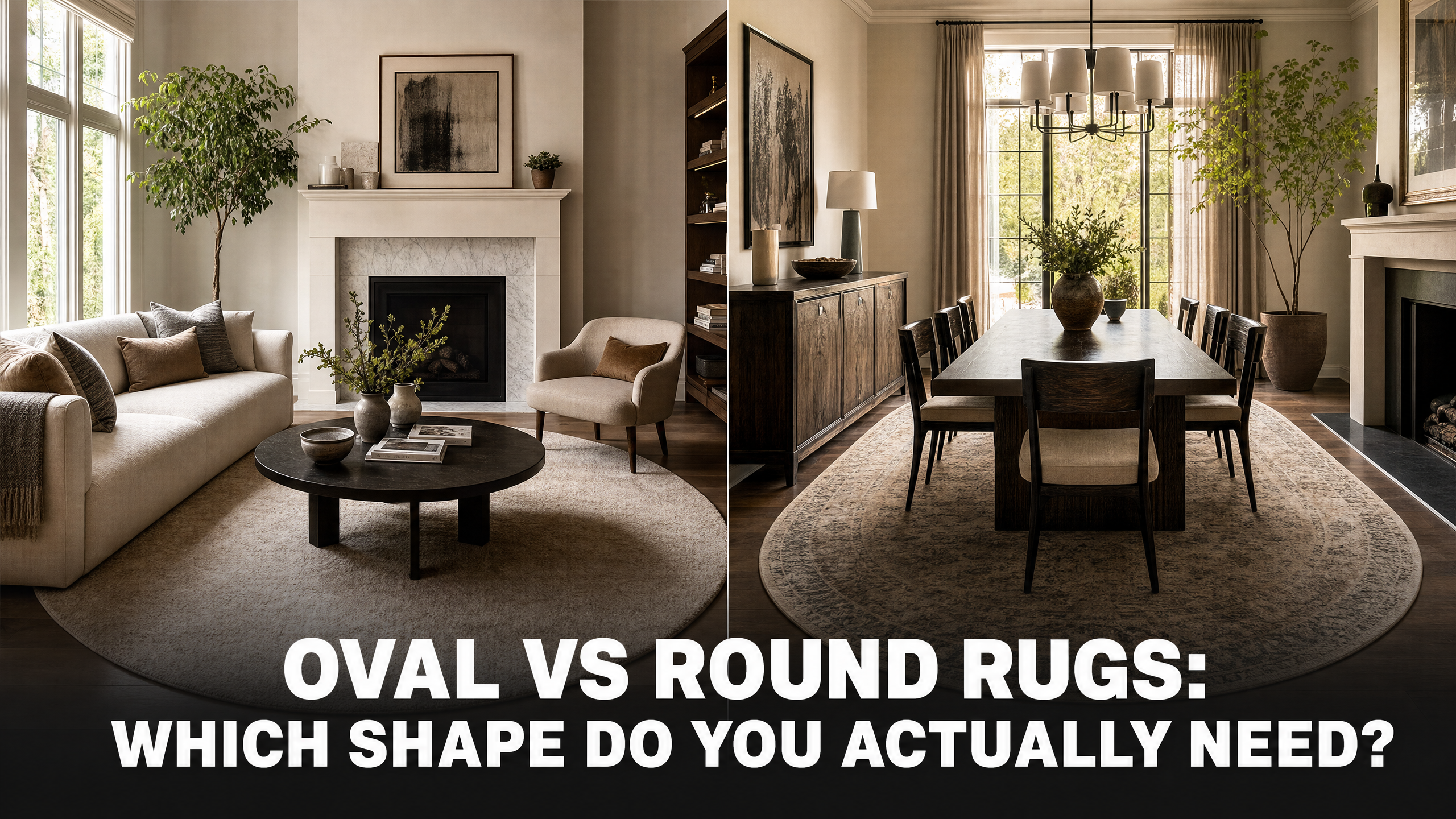 Oval vs Round Rugs: Which Shape Do You Actually Need?