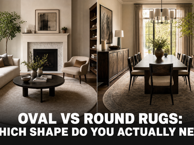 Oval vs Round Rugs: Which Shape Do You Actually Need?
