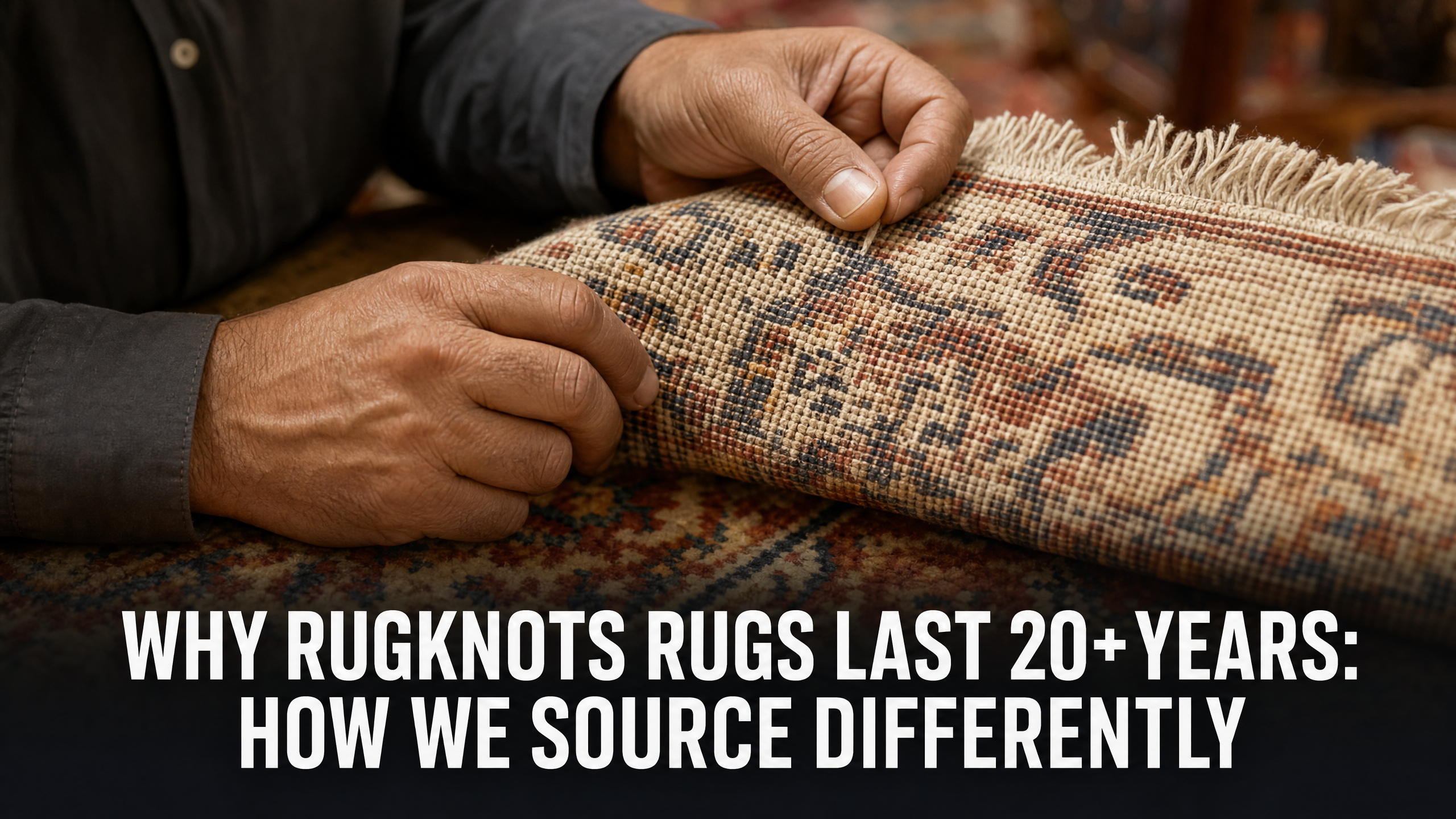 Why RugKnots Rugs Last 20+ Years: How We Source Differently