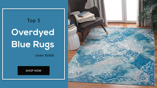 Overdyed Blue Rugs