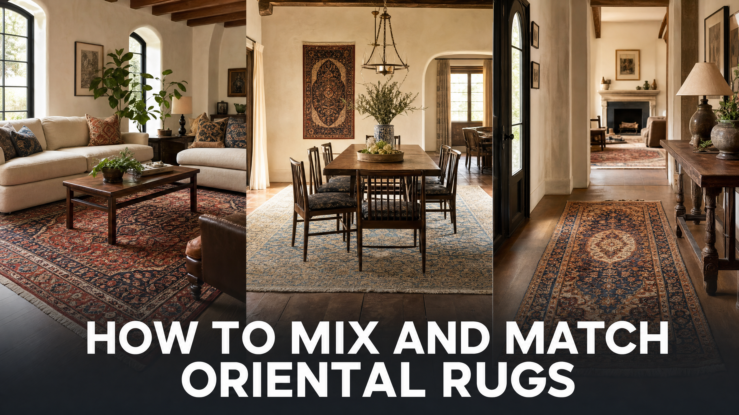 How to Mix and Match Oriental Rugs