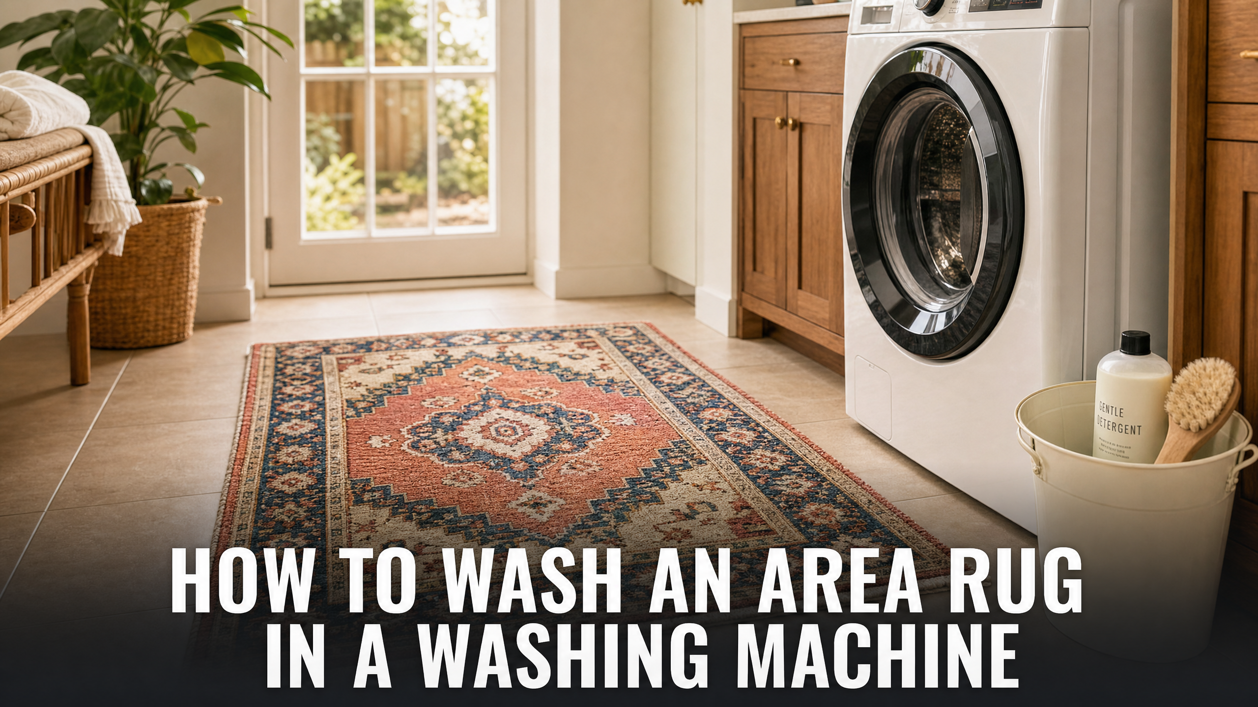 How to Wash an Area Rug in a Washing Machine (Step-by-Step Guide)
