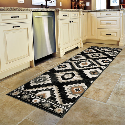 Outdoor runner rug placed on a patio walkway, adding texture and durability to the outdoor living space  Let me know if you'd like help formatting this content in HTML or adding schema markup!
