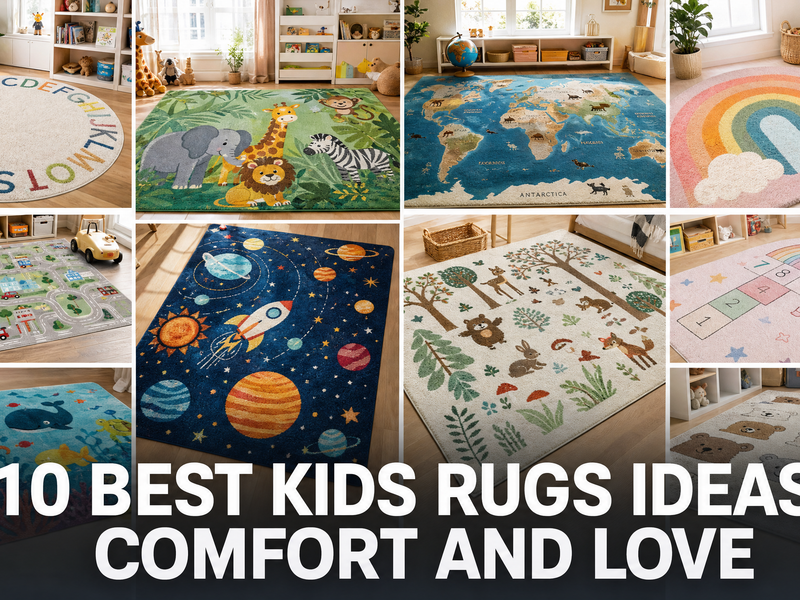 10 Best Kids Rugs Ideas - They Feel Comfort and Love