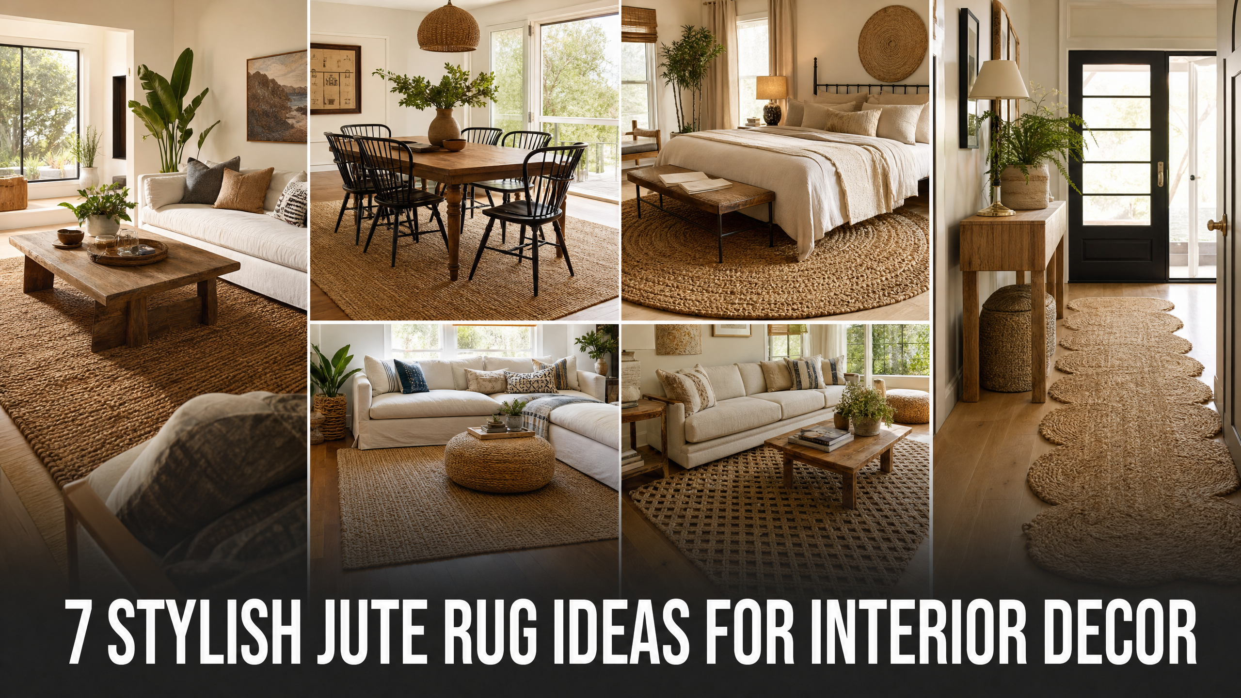7 Stylish Jute Rug Ideas for Interior Decor