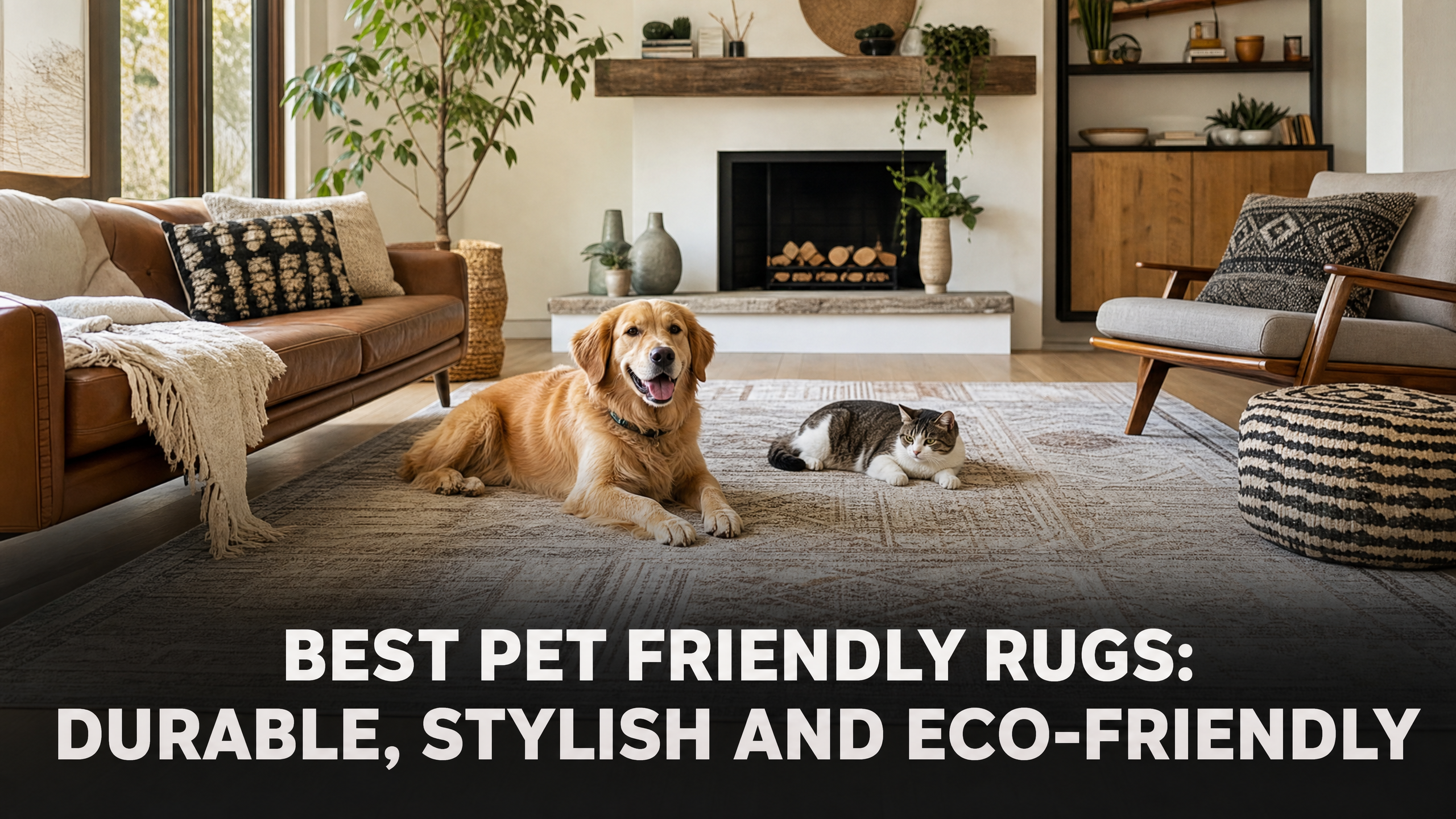 Shop the Best pet friendly rugs and Carpets: Durable, Stylish and Eco-Friendly