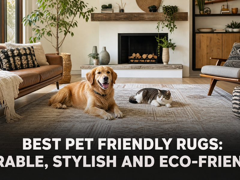 Shop the Best pet friendly rugs and Carpets: Durable, Stylish and Eco-Friendly