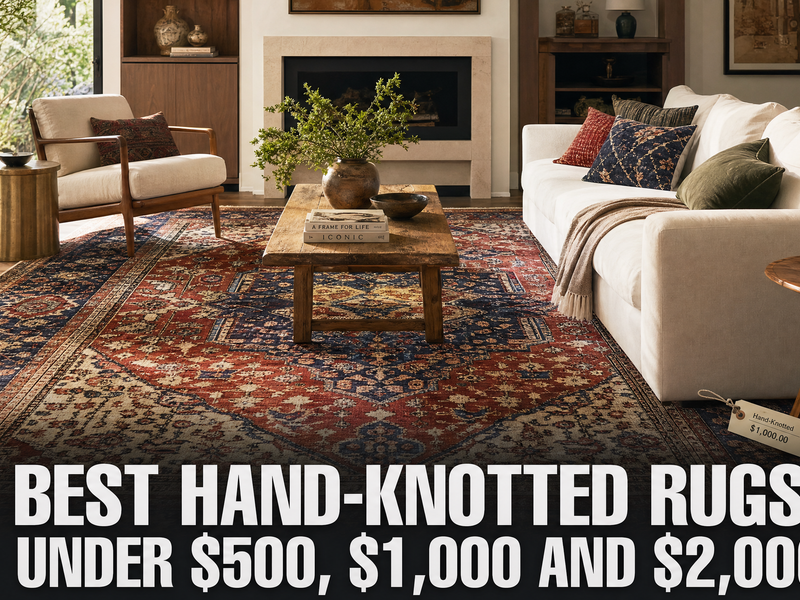 Best Hand-Knotted Rugs Under $500, $1,000 and $2,000 (2026 Guide)