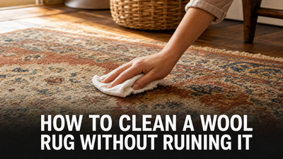 How to Clean a Wool Rug Without Ruining It