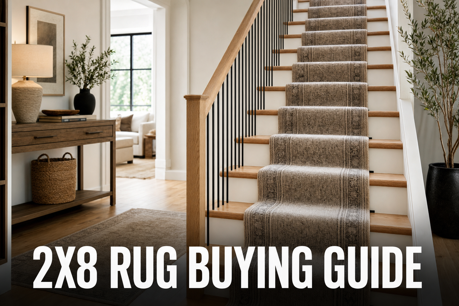 2x8 Rug Buying Guide: The Best Runners for Hallways, Stairs & Narrow Spaces