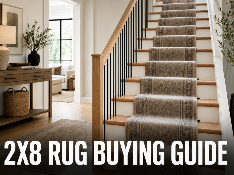 2x8 Rug Buying Guide: The Best Runners for Hallways, Stairs & Narrow Spaces