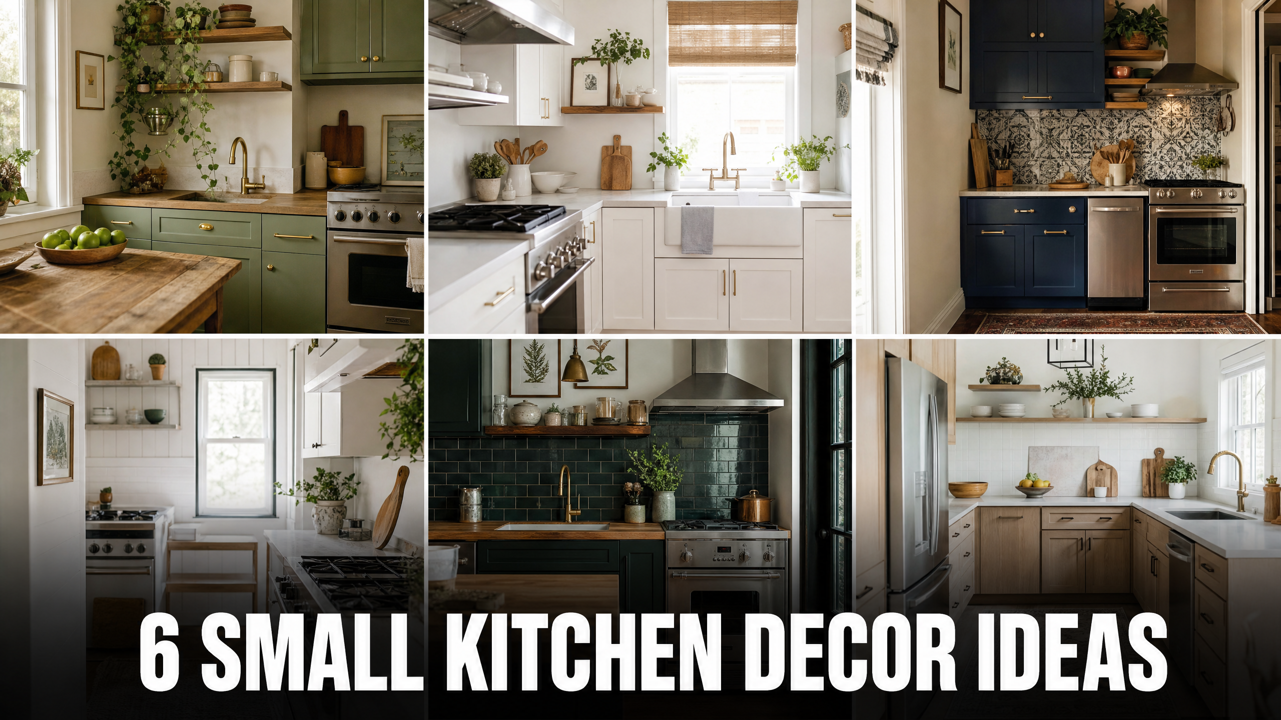 6 Small Kitchen Decor Ideas