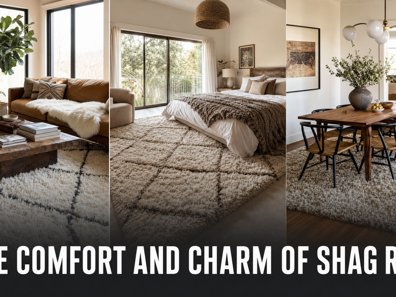 The Comfort and Charm of Shag Rugs for Your Home