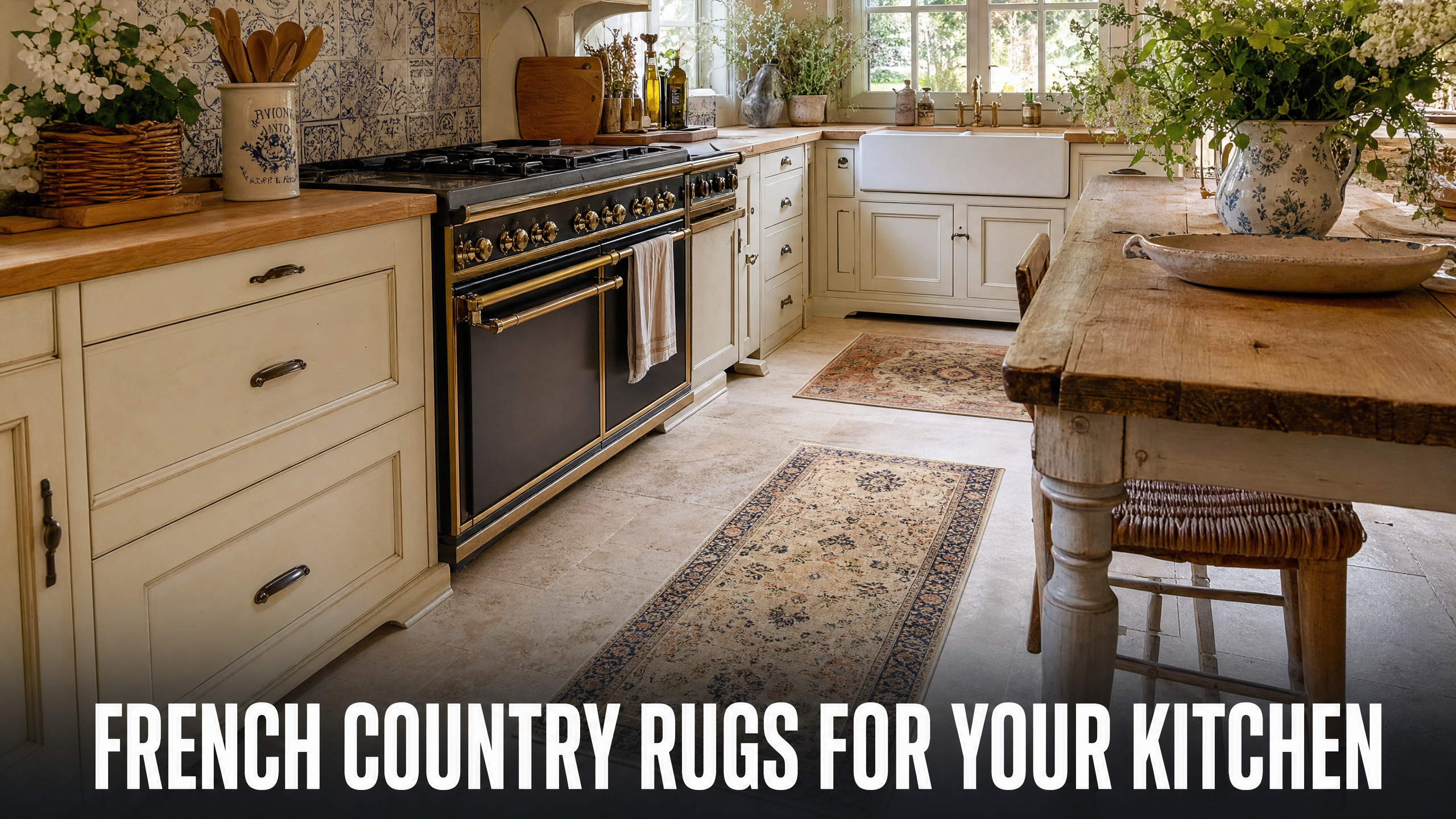 Why Small French Country Rugs are Perfect for Your Kitchen