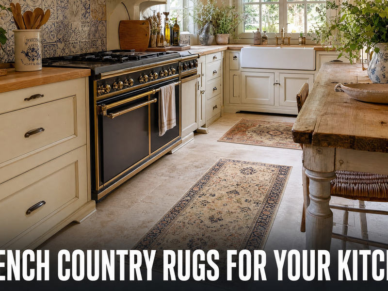 Why Small French Country Rugs are Perfect for Your Kitchen