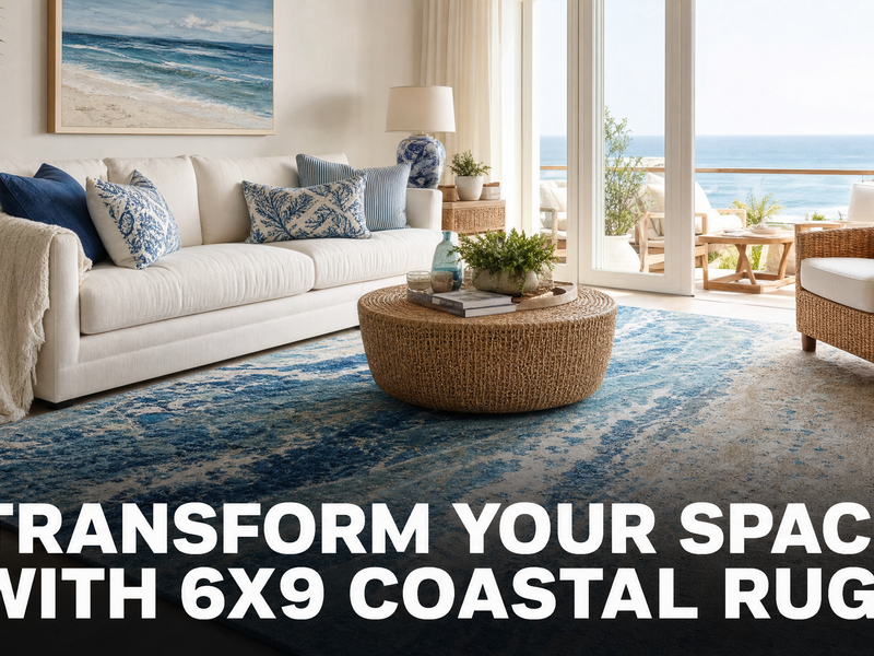 Transform Your Space with 6x9 Coastal Rugs: The Ultimate Guide to Beachy Style