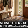 Best Uses for a 2x3 Rug: Where This Small Size Actually Makes Sense