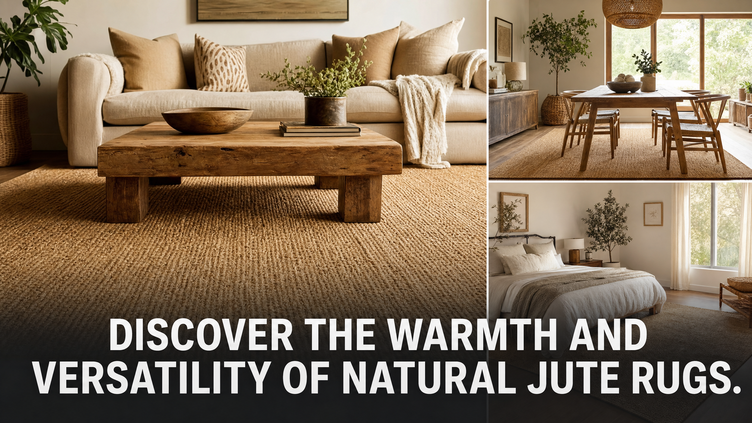 Discover the Warmth and Versatility of Natural Jute Rugs
