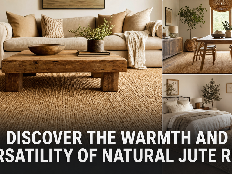 Discover the Warmth and Versatility of Natural Jute Rugs