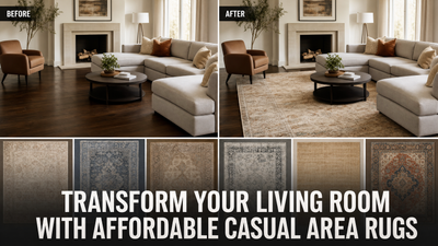 Ready to Transform Your Living Room with Affordable Casual Area Rugs?
