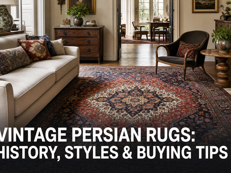Vintage Persian Rugs: History, Styles & Buying Tips